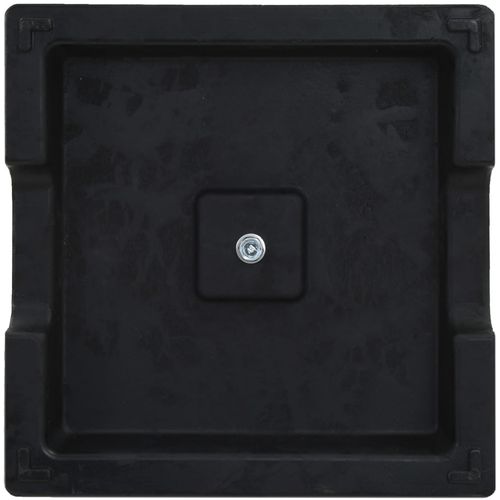 Stalak za suncobran od poliesterske smole kvadratni 8 kg crni slika 4