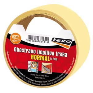 Obostrano ljepljiva traka na foliji 50mm/10m 4142-10