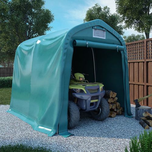 Garažni šator PVC 2,4 x 2,4 m zeleni slika 1