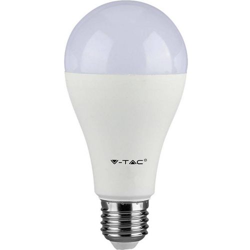 V-TAC 164 LED Energetska učinkovitost 2021 F (A - G) E27 oblik kruške 17 W = 100 W hladno bijela (Ø x D) 66.5 mm x 134 mm  1 St. slika 1