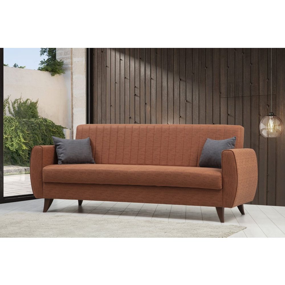 Alkon - Sofa na Razvlačenje u Crvenoj Boji sa 3 Mjesta slika 2