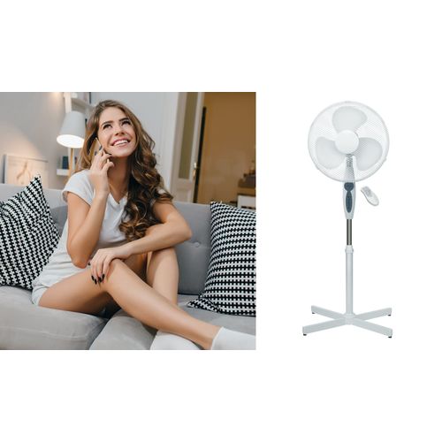 Platinet  Ventilator stojeći 16" s daljinskim upravljačem slika 5