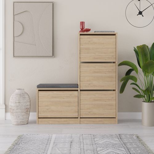 Dude - Oak Oak Shoe Cabinet slika 3