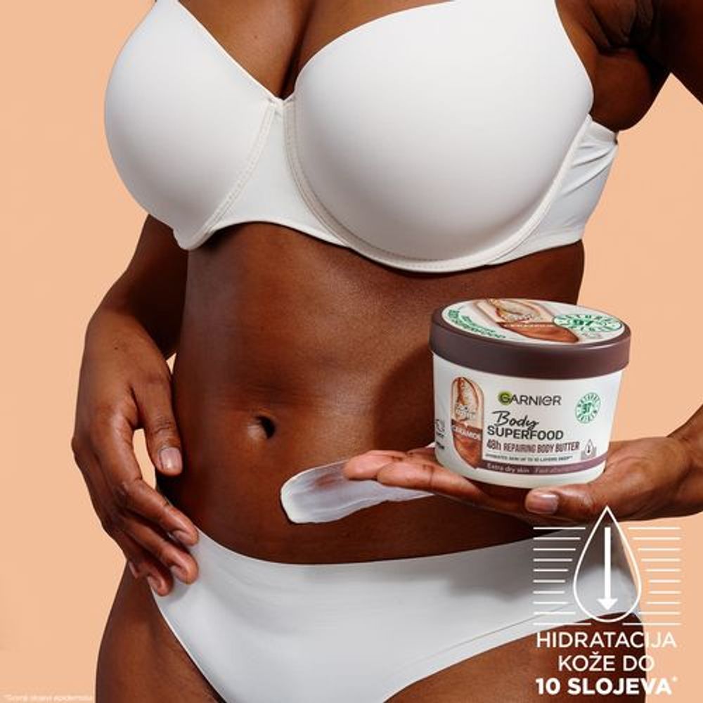 Garnier Body Superfood krema za tijelo Cocoa Butter 380ml slika 7