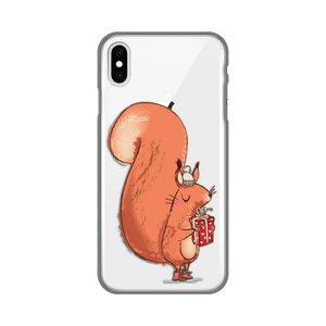 Torbica Silikonska Print Skin za iPhone XS Max Winter Cute