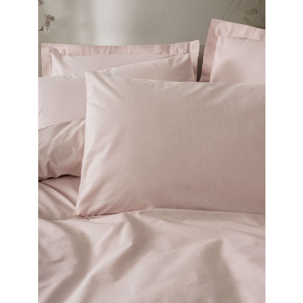 Ranforce double quilt cover set Plain, colour: powder slika 2