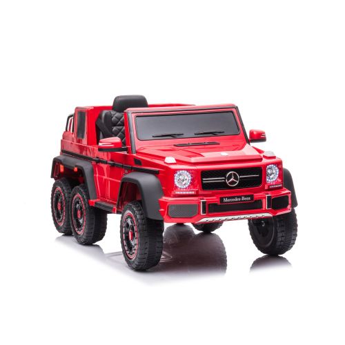 Licencirani auto na akumulator  Mercedes G63 6x6 - crveni slika 1