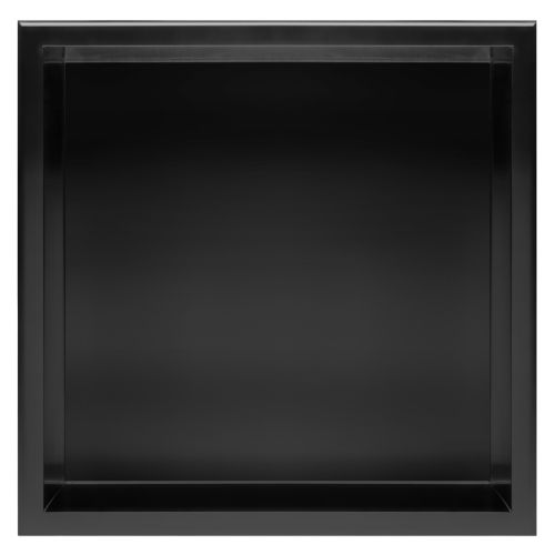 bathroom shelf 30x30 matte black slika 3