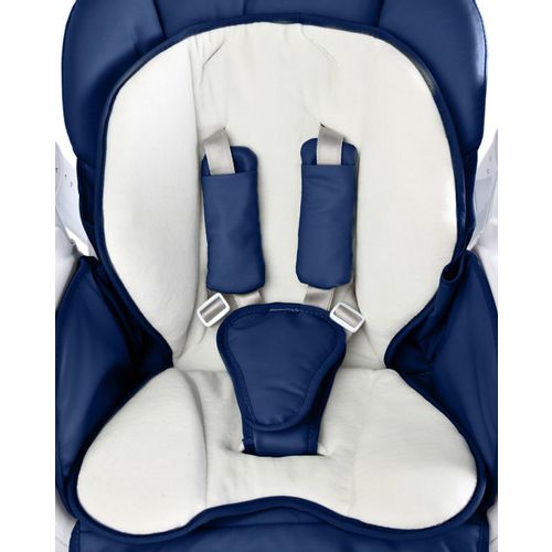 Visoka stolica za bebe 2u1 indigo plava slika 4