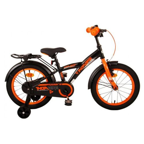 Volare dječji bicikl Thombike 16" crno-narančasti slika 1