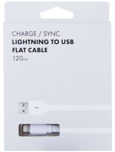 Avacom kabel LIG-120W, USB-Lightning, 120mm, bijela slika 2