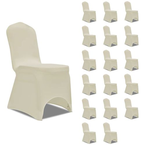 Navlake za stolice rastezljive krem 18 kom slika 28