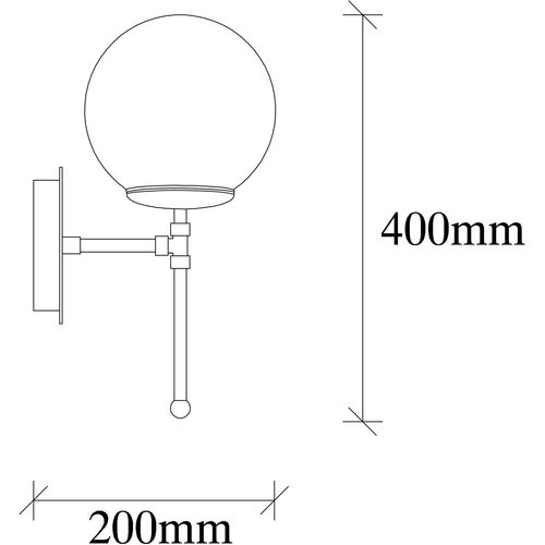 Mudoni - MR - 953 Gold Wall Lamp slika 3