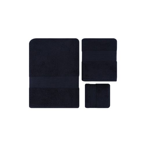 L'essential Maison Chicago Set - Dark Blue Dark Blue Towel Set (3 Pieces) slika 3