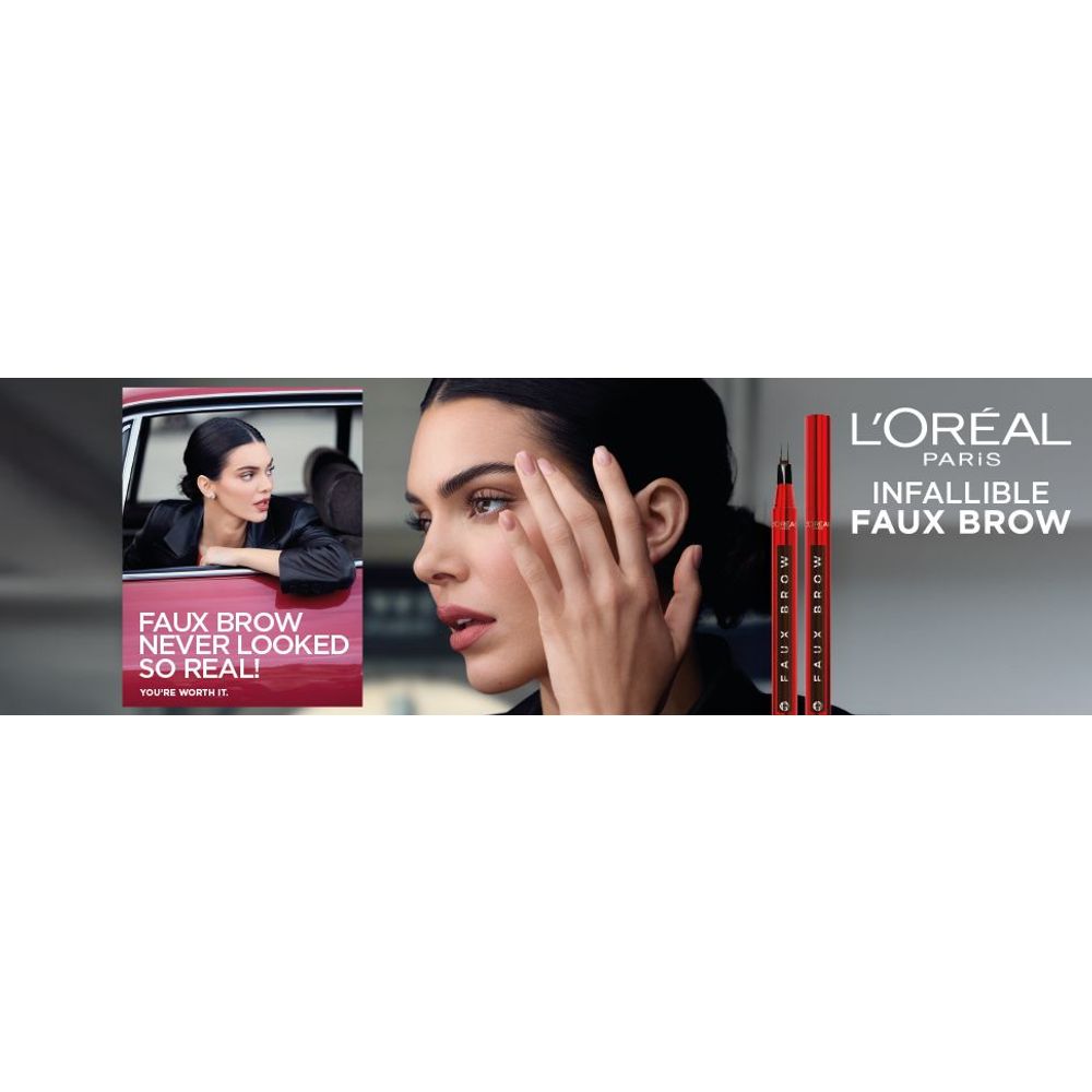 L'Oréal Paris Olovka za obrve Infallible Faux Brow Dark Brunette slika 8