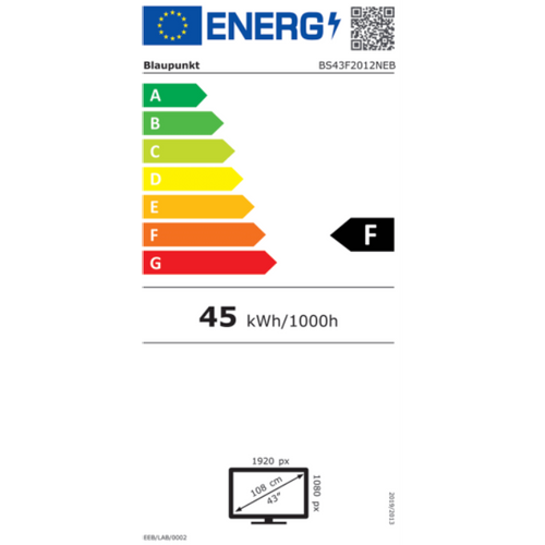 Blaupunkt TV BS43F2012NEB (LED, FHD, SMART DVB-T/T2/C/S2, 108 cm) slika 4