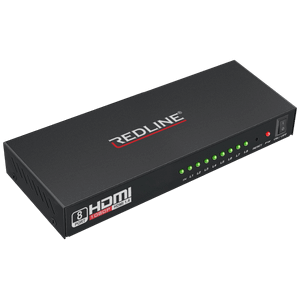 REDLINE HDMI razdjelnik, 1 ulaz - 8 izlaza - HS-8000