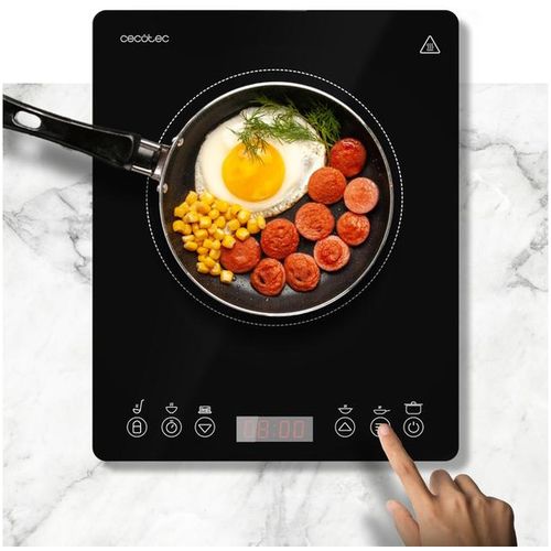 Cecotec indukcijska ploča za kuhanje, 2000W, 8 razina, crna Full Magma Slim slika 7