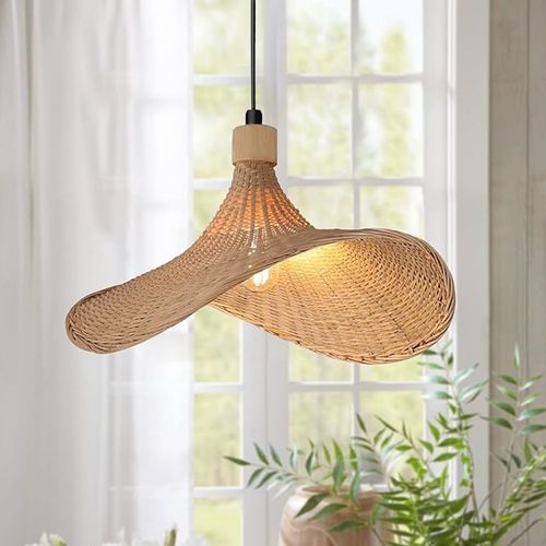 VISEĆA LAMPA OD BAMBUSA APP1642-1CP 30cm slika 9