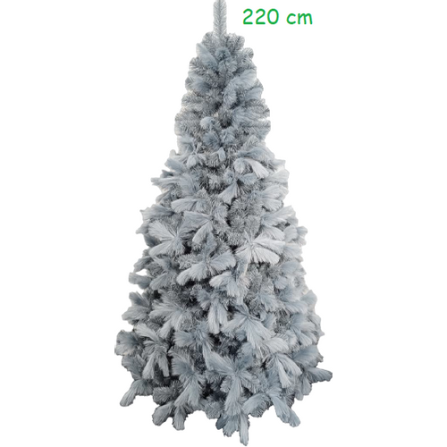 Umjetno božićno drvce – EMILI siva – 220cm slika 1