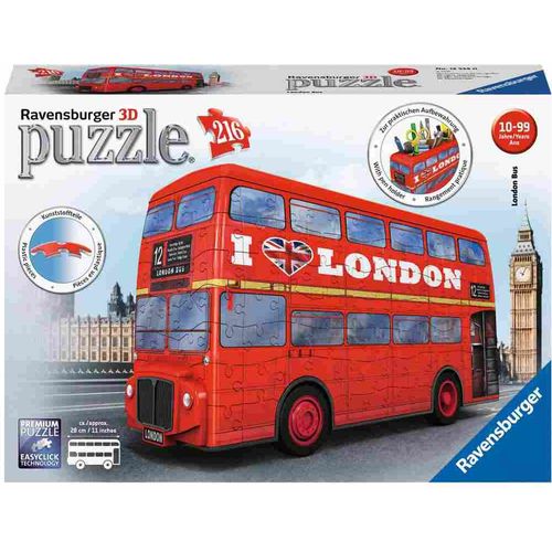 Ravensburger Puzzle 3D London Bus 216kom slika 1
