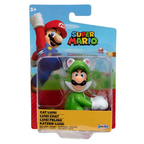 Nintendo Super Mario Cat Luigi Figura - 6,5 cm slika 1