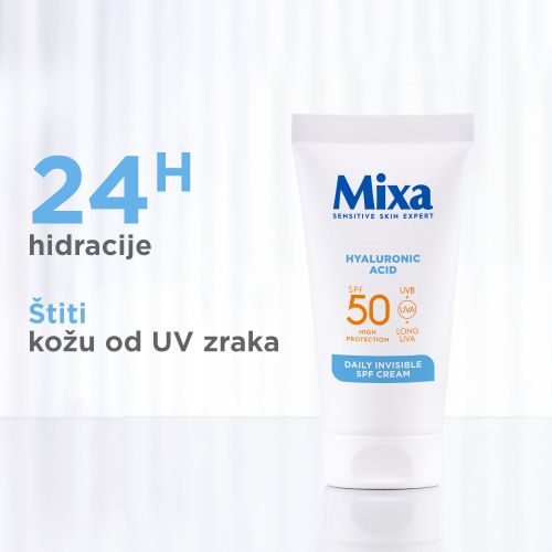 Mixa invisible dnevna krema spf 50​ slika 5