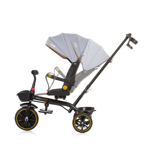 Chipolino tricikl Max Sport Ash Grey slika 4