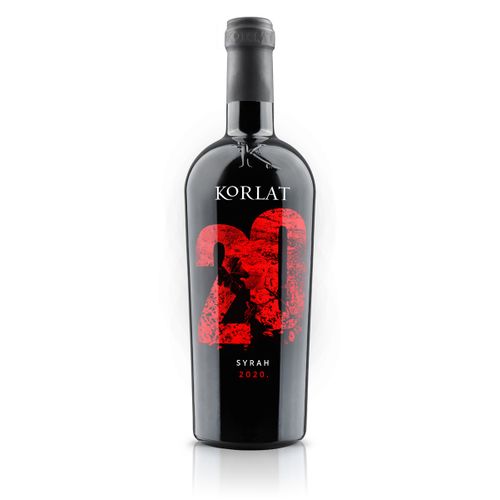 Korlat Syrah 2020., 0,75L, zaštićena oznaka izvornosti slika 1