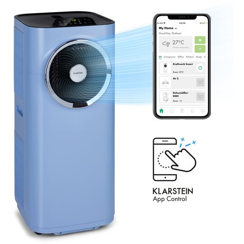 Klarstein Kraftwerk Smart 12K prijenosna klima, Pastelno Plava slika 1