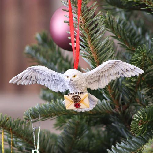 NEMESIS NOW HARRY POTTER HEDWIG HANGING ORNAMENT 13CM slika 7