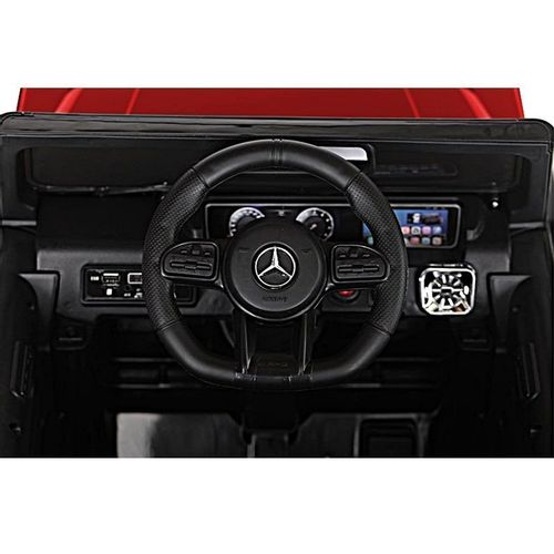 Licencirani auto na akumulator Mercedes G63 BBH-0002 - crveni/lakirani slika 6