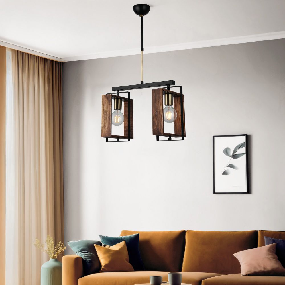 Luster Karo – 73-02-L – boje: antik crna slika 1