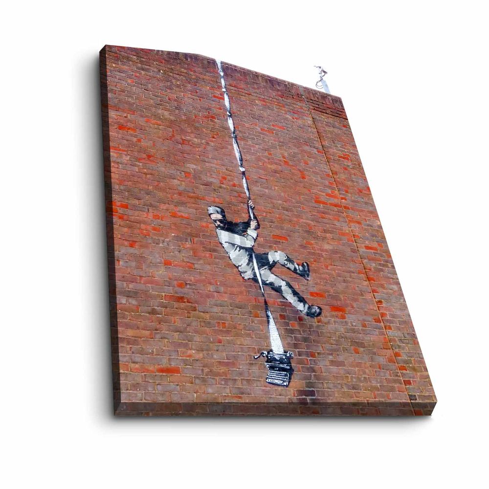 Dekorativna Slika na Platnu 'Banksy' u Više Boja, 45x70 cm slika 2