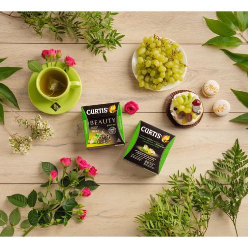 CURTIS Beauty Tea - Zeleni čaj sa laticama jasmina i komadićima grožđa 15x1,7g 111111 slika 5