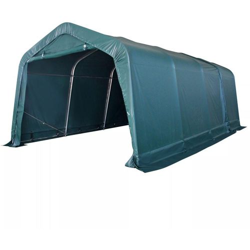 Uklonjivi šator za stoku PVC 550 g/m² 3,3 x 6,4 m tamnozeleni slika 9