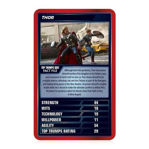 TOP TRUMPS - SPECIALS - MARVEL CINEMATIC slika 3