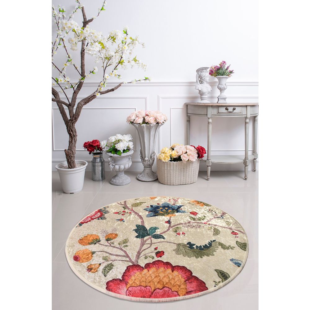 Šareni Tepih Arya - Promjer 140 cm slika 1