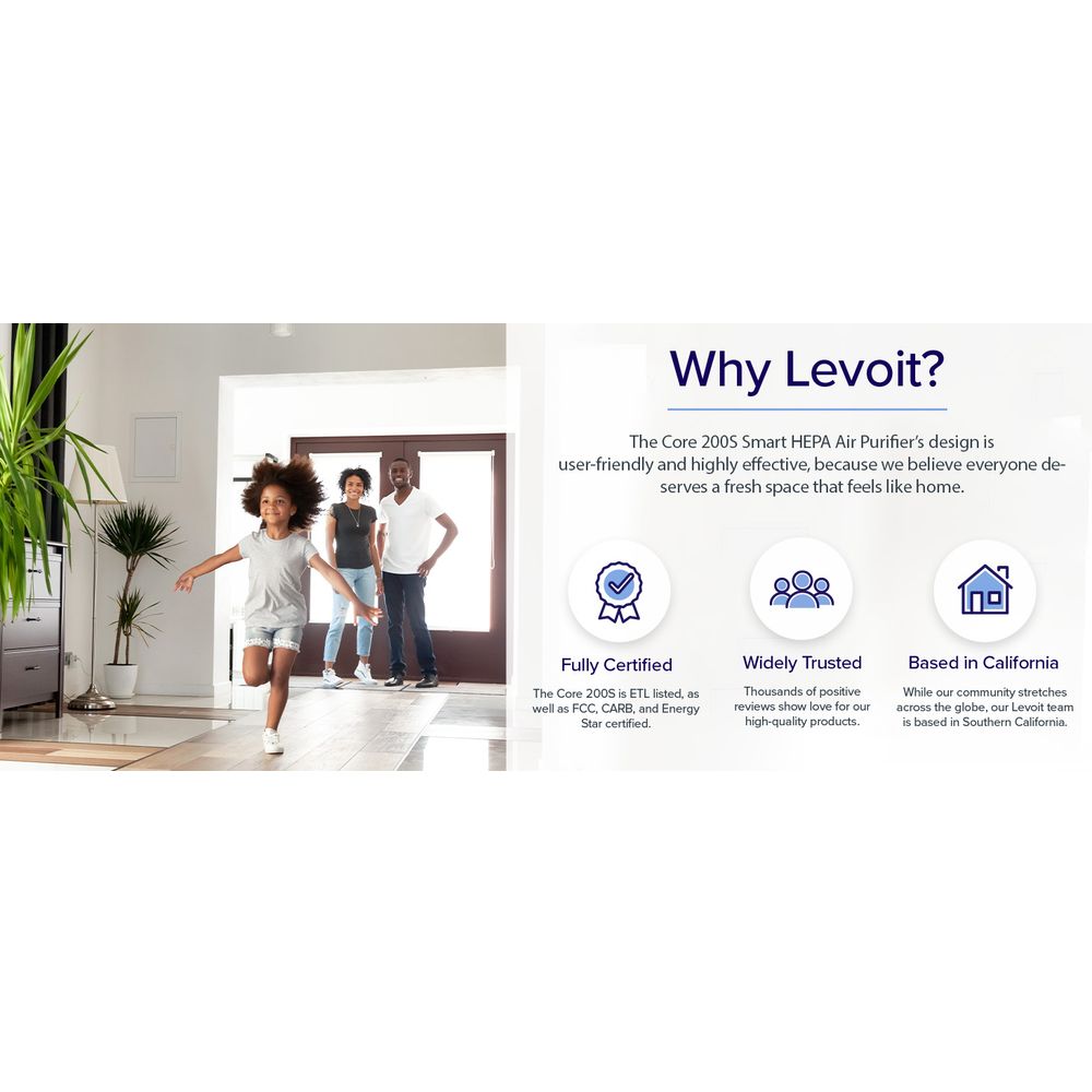 Levoit Core 200S Pametni prečišćivač zraka sa True HEPA filterom slika 19