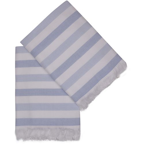 Colourful Cotton Set ručnika (2 komada), Stripe - Blue slika 3