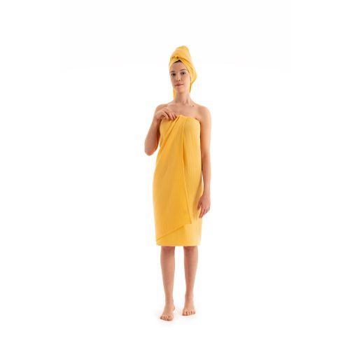 Muslin - Yellow Yellow Towel Set (2 Pieces) slika 1