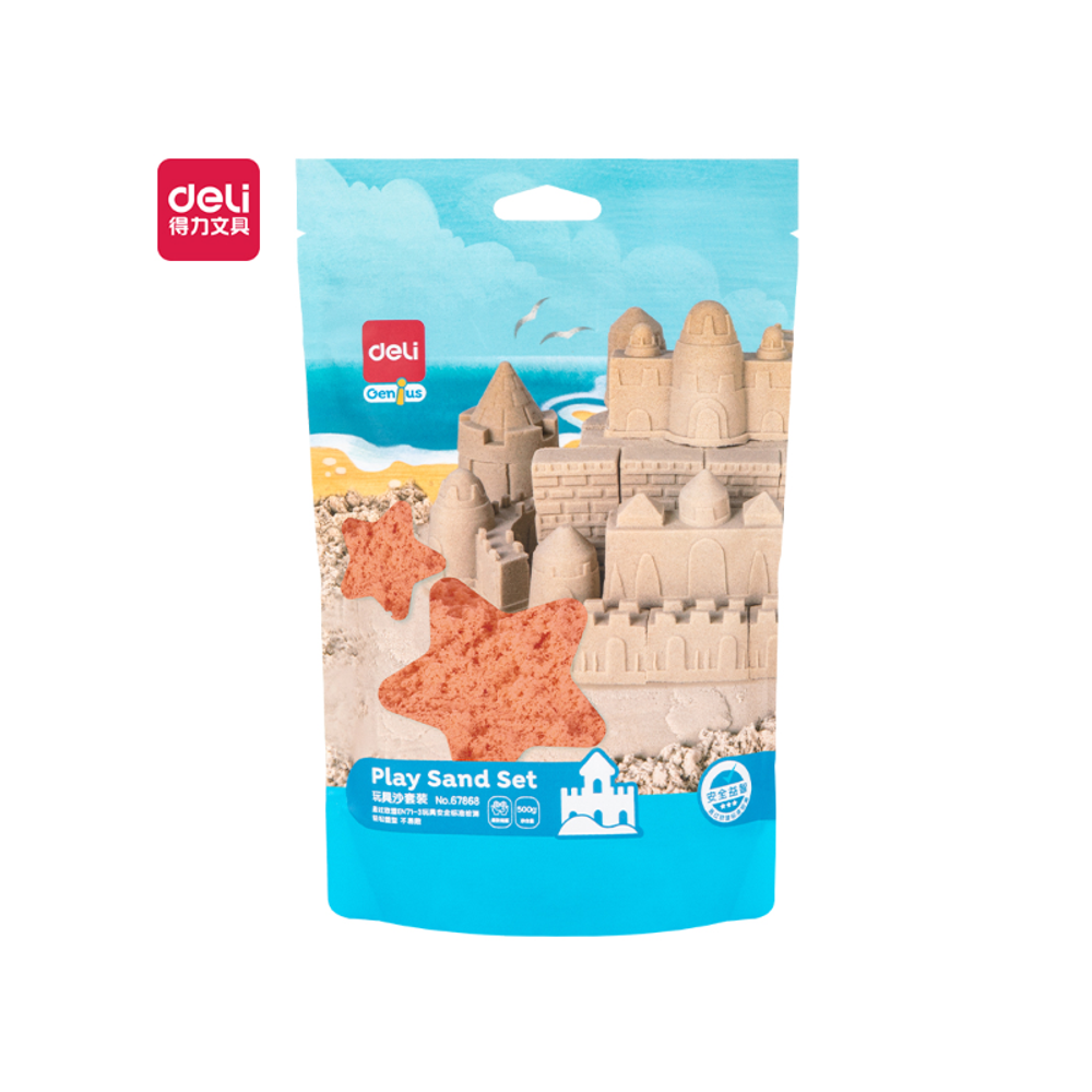 Deli Kinetički pijesak 500g narandžasti 67868CORAL slika 1