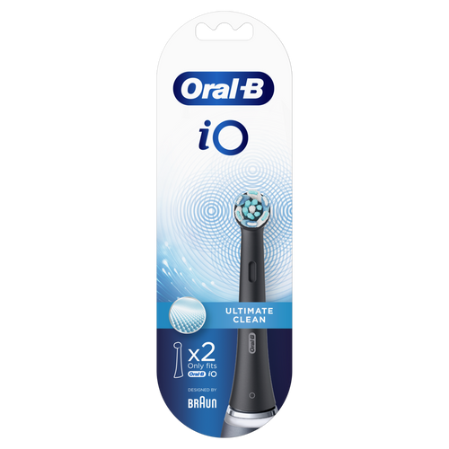 Oral-B iO Ultimate Clean Black 2pcs Zamenski nastavak za električnu četkicu (2 kom)  slika 1