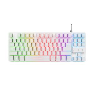Tastatura TRUST GXT833 THADO žična/RGB/gaming/bela