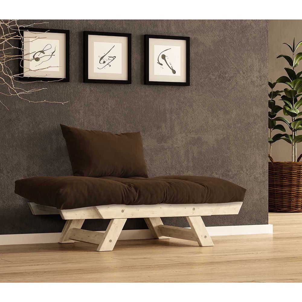 Jednosjed sofa za baštu CPT8144-140, prirodna smeđa boja slika 3