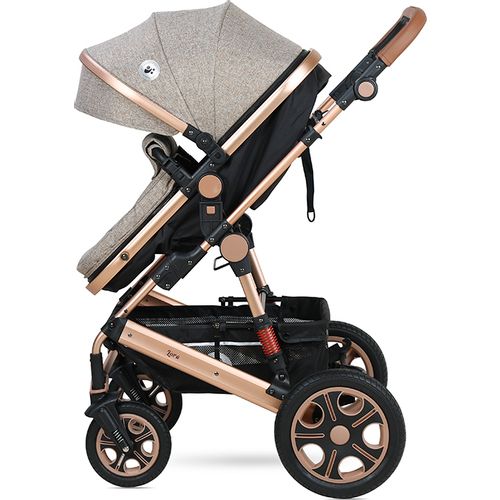 LORELLI LORA Pearl Beige Kolica 3u1: Košara + Autosjedalica + Zimska Navlaka (0mj+) - (do 15kg/96cm) slika 6