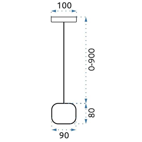 TOOLIGHT Stropna viseća svjetiljka Loft crna APP591-1CP slika 10