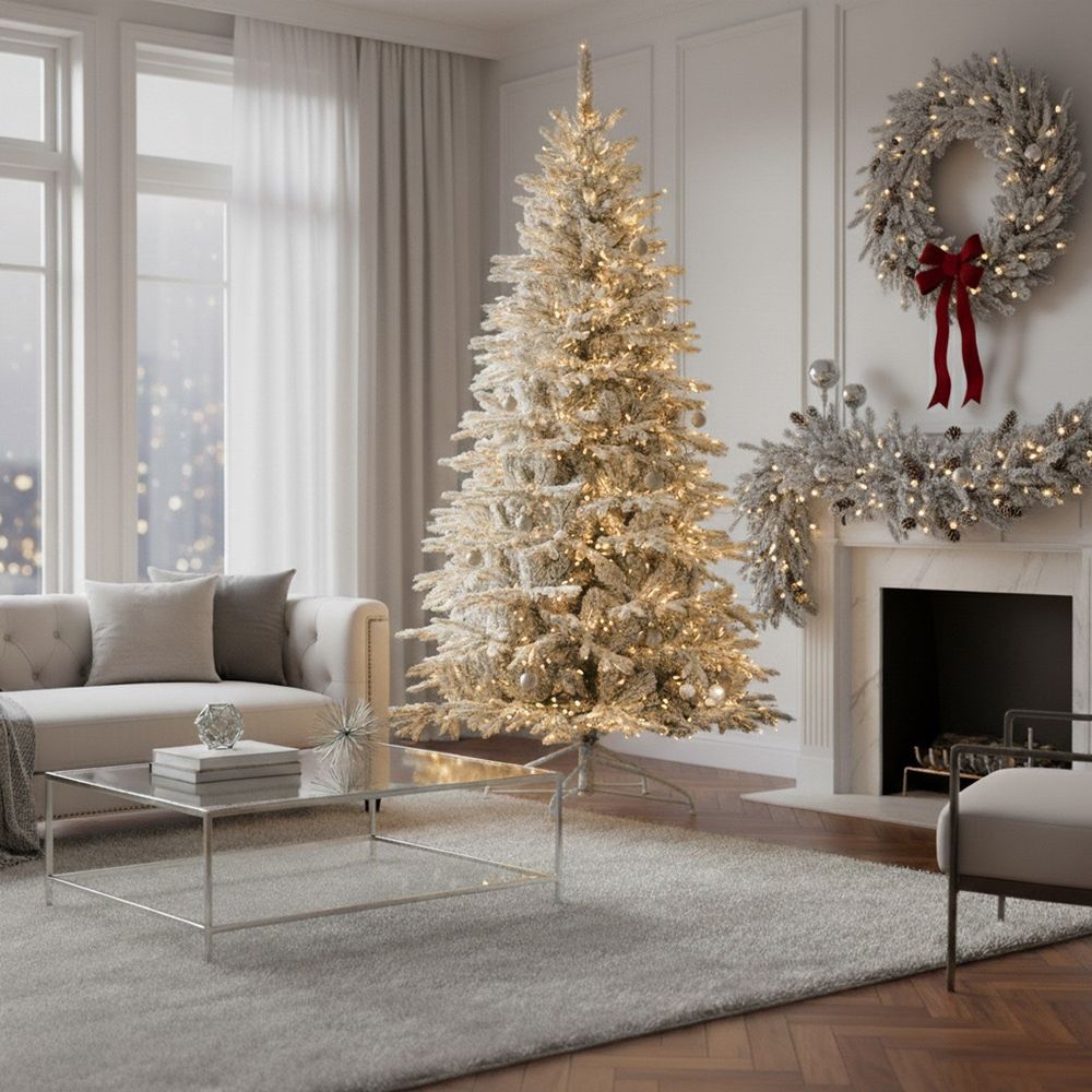 Ct0225 smreka prekrivena snijegom lux 220 cm slika 10