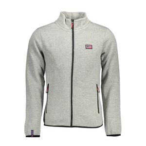 NORWAY 1963 MEN'S GRAY ZIPPED SWEATSHIRT