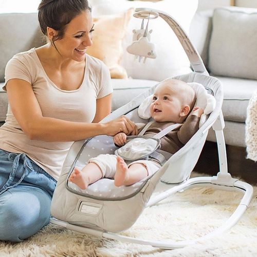 Kids II ingenuity ležaljka rocking seat - cuddle lamb 12118 slika 4